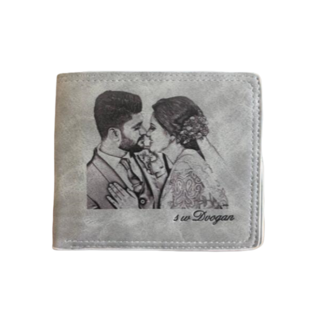 Personalized PU Leather Wallet with Photo Print – Everyday Keepsake