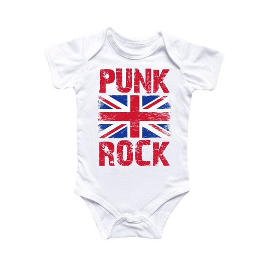 Punk Rock England - Baby Boy Girl Clothes Infant Bodysuit Funny Cute