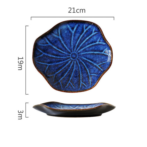 Ceramic Tableware Set Supporting Dishes Spoons Dinner Plates Hotel