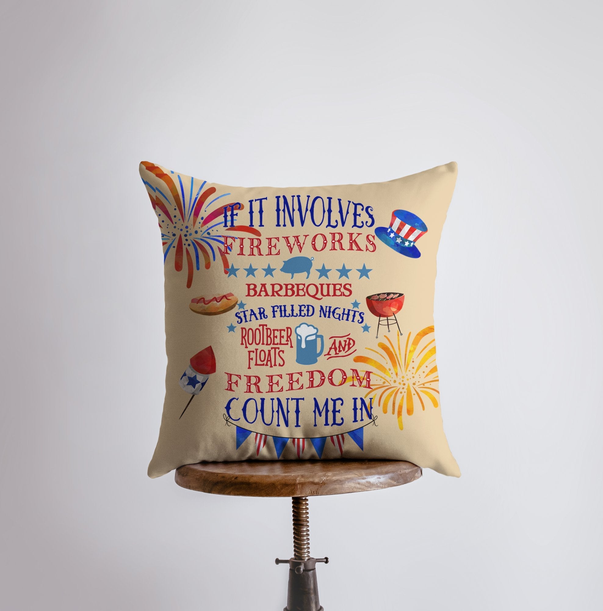 Fourth of July Pillow