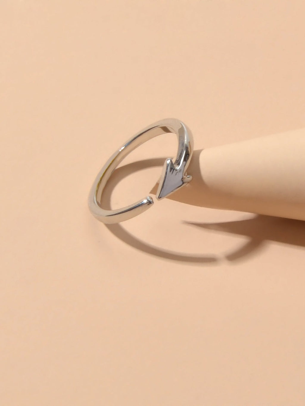 Statement Minimalist Jewellery Black Gold Silver Arrow Punk Finger