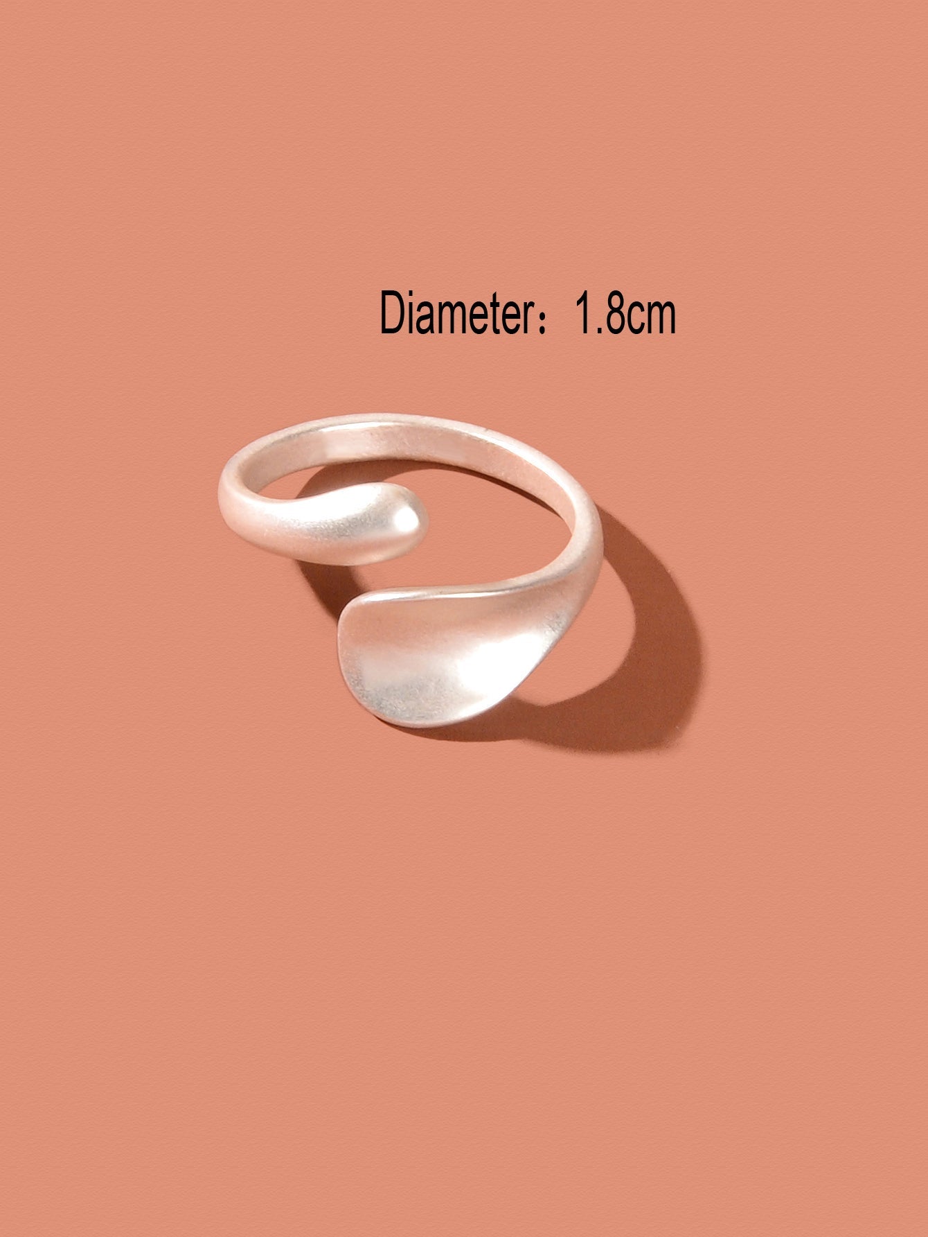 Female Minimalist Jewellery Gold Leaf Design Finger Ring Girl Wedding
