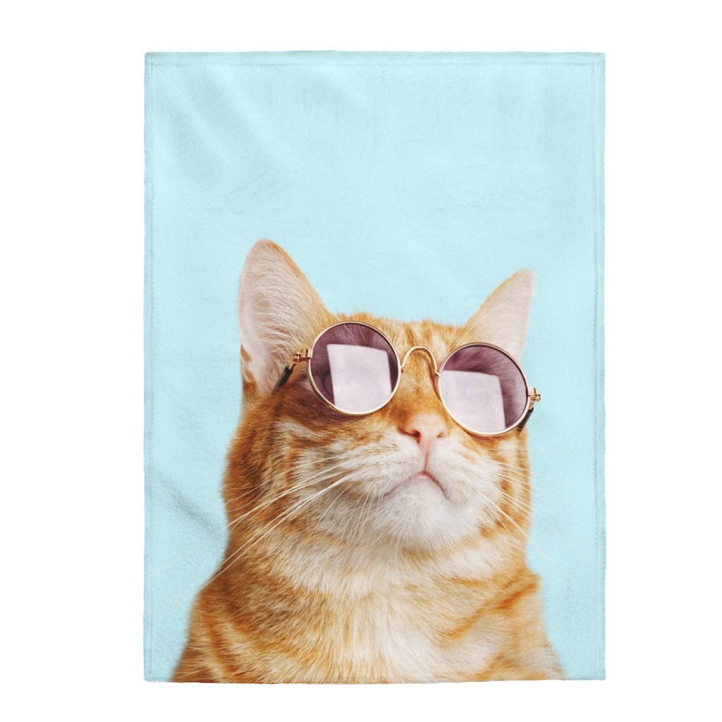Velveteen Throw for People Who’ve Been Chosen by a Cat”