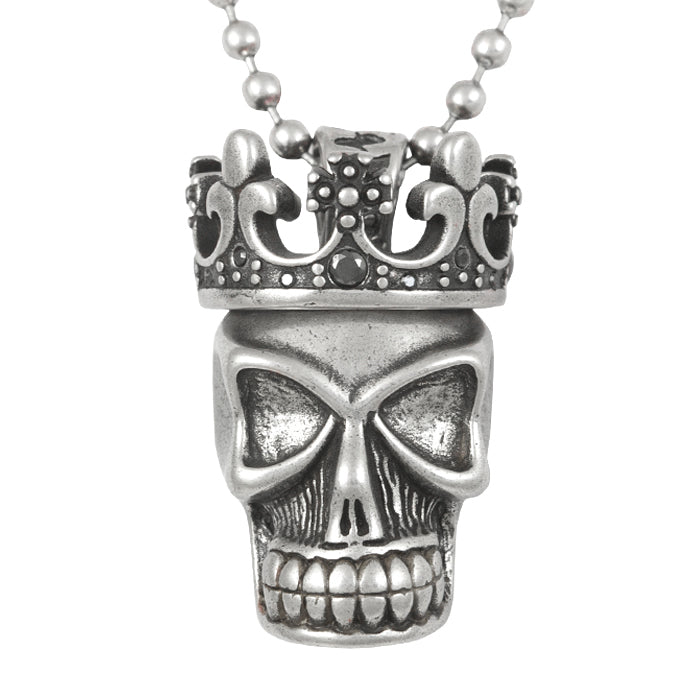 Royale - two piece crown and skull Necklace