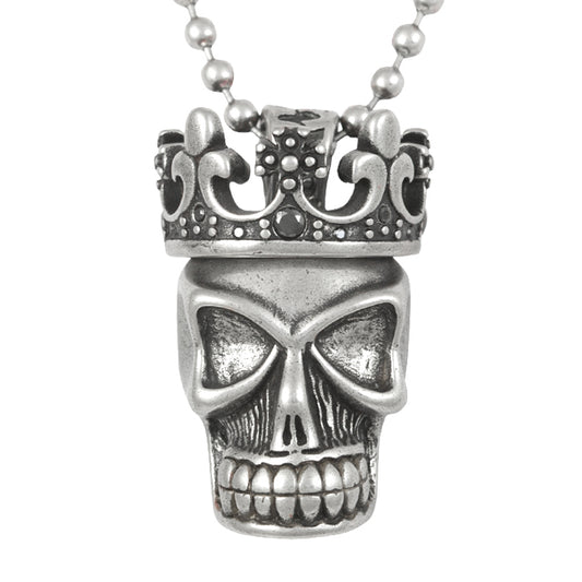 Royale - two piece crown and skull Necklace
