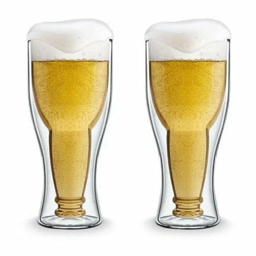 Bottoms Up Cheers And Beers Bottle In Cup Insulated Beer Cup Keeps Beer Cold For Hours Gift For Beer Lovers