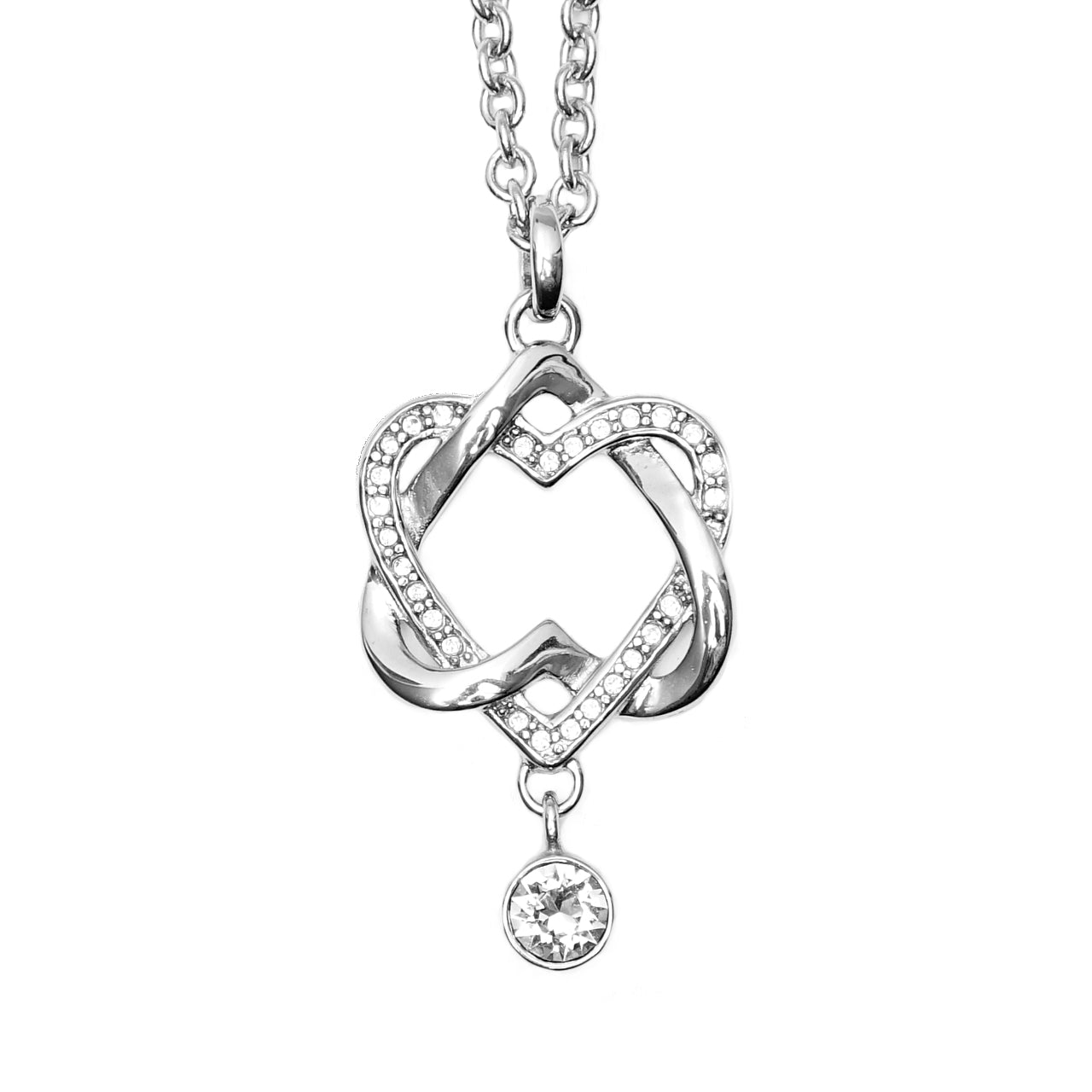 Love Interlaced Heart Necklace
