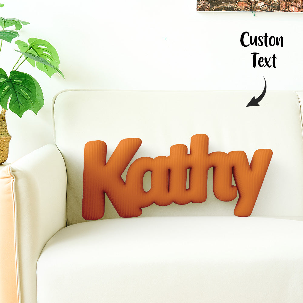 Custom Multi-Letter Pillow 2–5 Letters Shaped Pillow – Personalized Name Cushion Gift