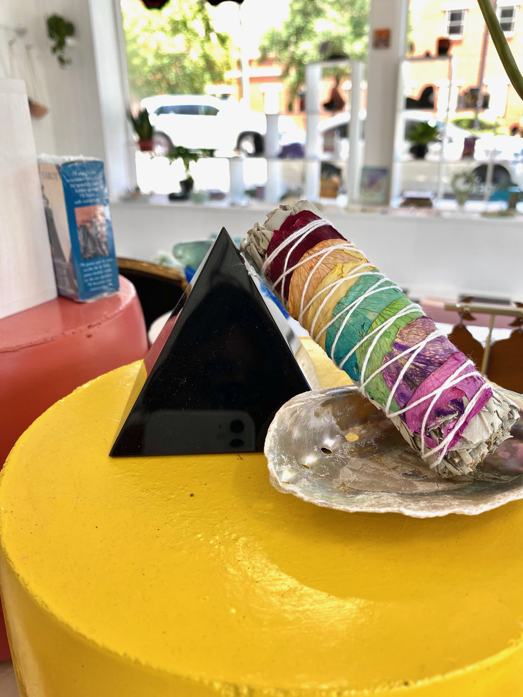 Mystic Chakra Sage Smudge Stick With Abalone Shell For Chakra Alignment And Space Energy Cleansing For Spiritual Seekers