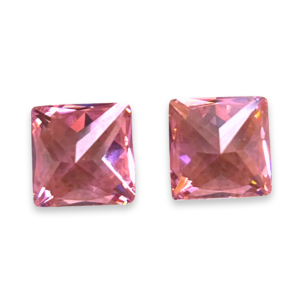 Pink Tourmaline Cubic Zirconia AAA quality Lab-grown Gemstone Loose