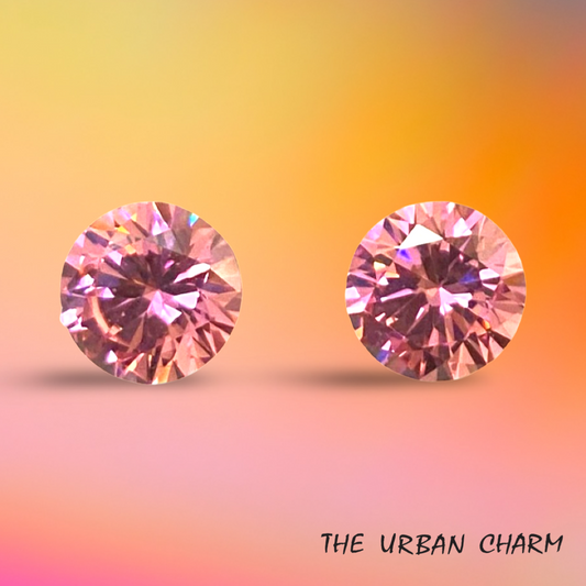 Pink Tourmaline Cubic Zirconia AAA quality Lab-grown Gemstone Loose