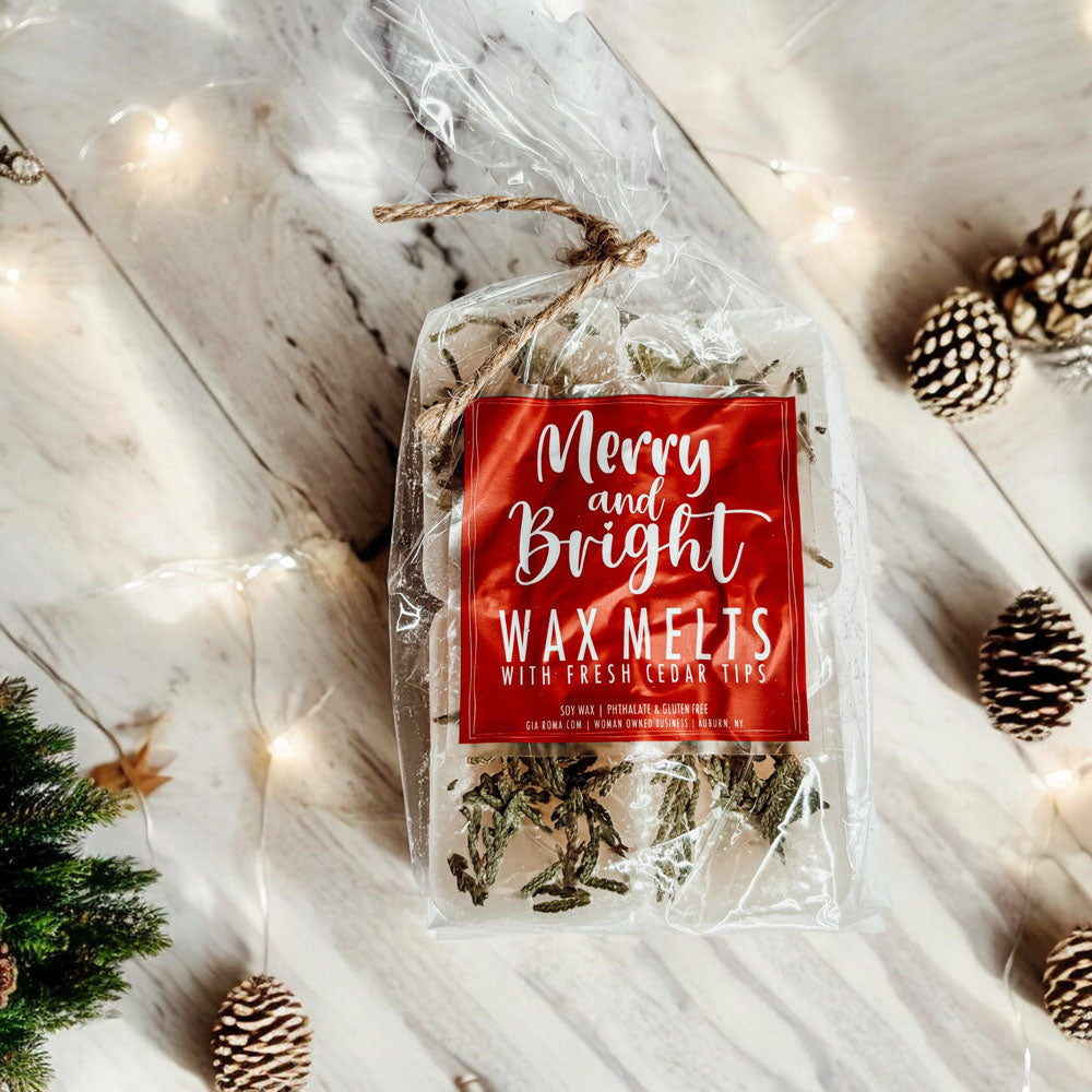 Christmas Tree XL Melts Celestial Gothic Evergreen Scent With Cedar Tips For Free Spirited Witchy Fashion Lovers