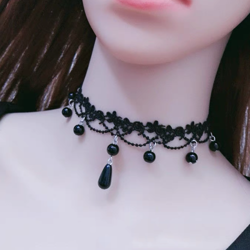 Korean Fashion Velvet Choker Necklace For Women Vintage Sexy Lace