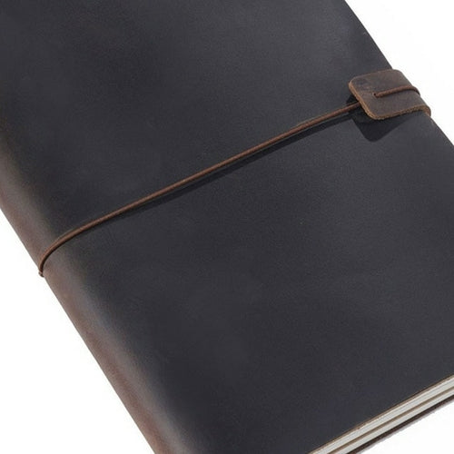 Moterm Hot Sale 100% Genuine Leather Notebook Handmade Vintage Cowhide