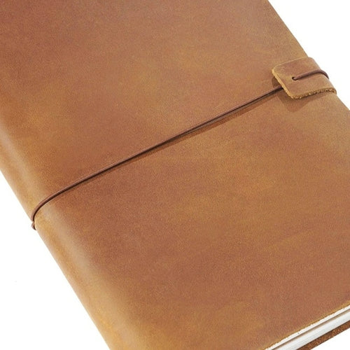 Moterm Hot Sale 100% Genuine Leather Notebook Handmade Vintage Cowhide
