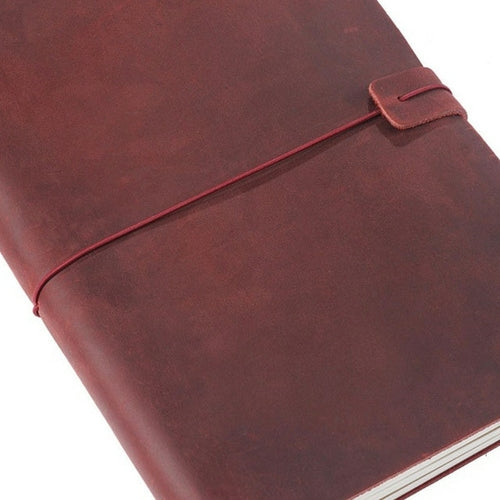 Moterm Hot Sale 100% Genuine Leather Notebook Handmade Vintage Cowhide