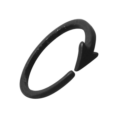 Statement Minimalist Jewellery Black Gold Silver Arrow Punk Finger