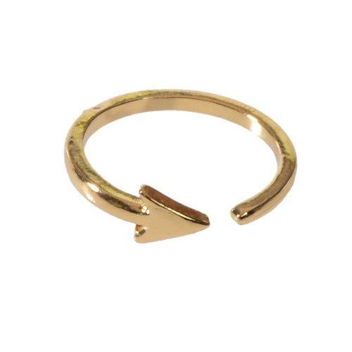 Statement Minimalist Jewellery Black Gold Silver Arrow Punk Finger