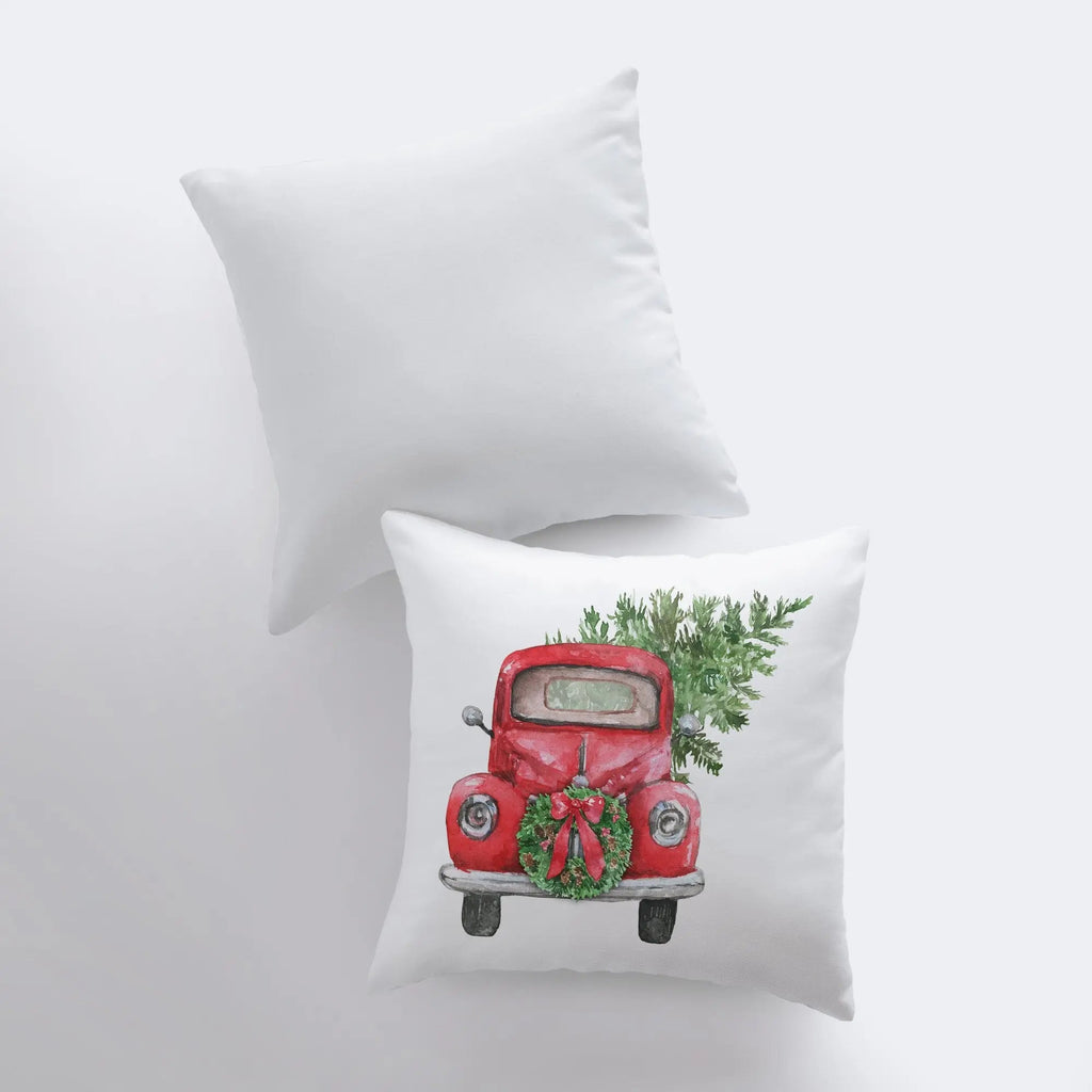Christmas Truck Pillow