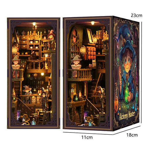 DIY Book Nook Kit 3D Miniature Wooden Doll House Photo Frame Ornament