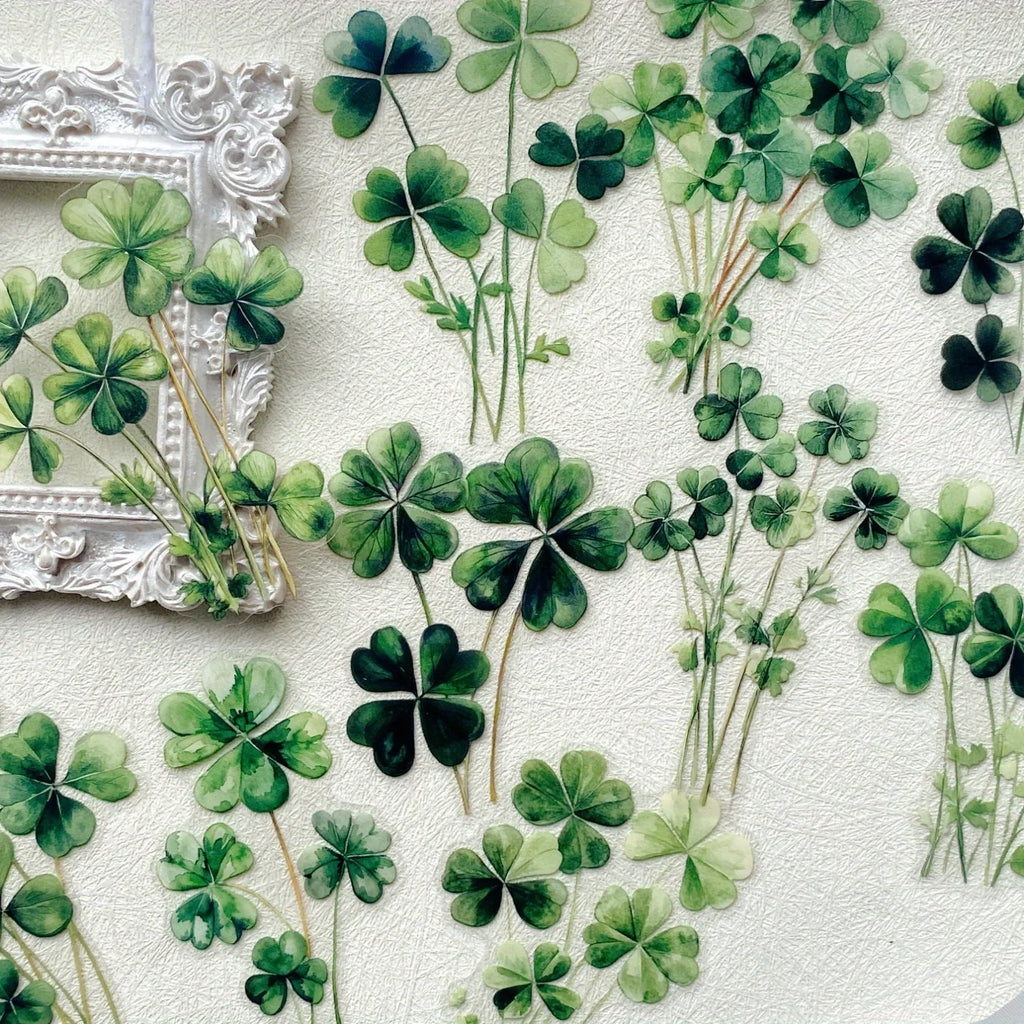 20 Pcs Plant Leaves Stickers for Notebooks and Journals Decorative Scrapbook Stickers