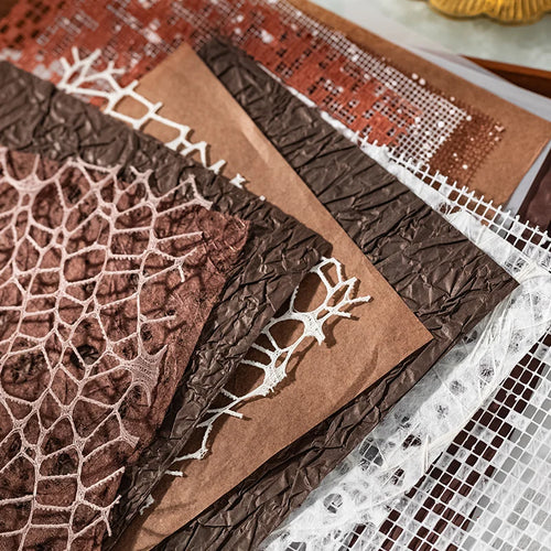 16 Sheets/Bag Laser Cut Special Paper for Scrapbooking DIY, Junk