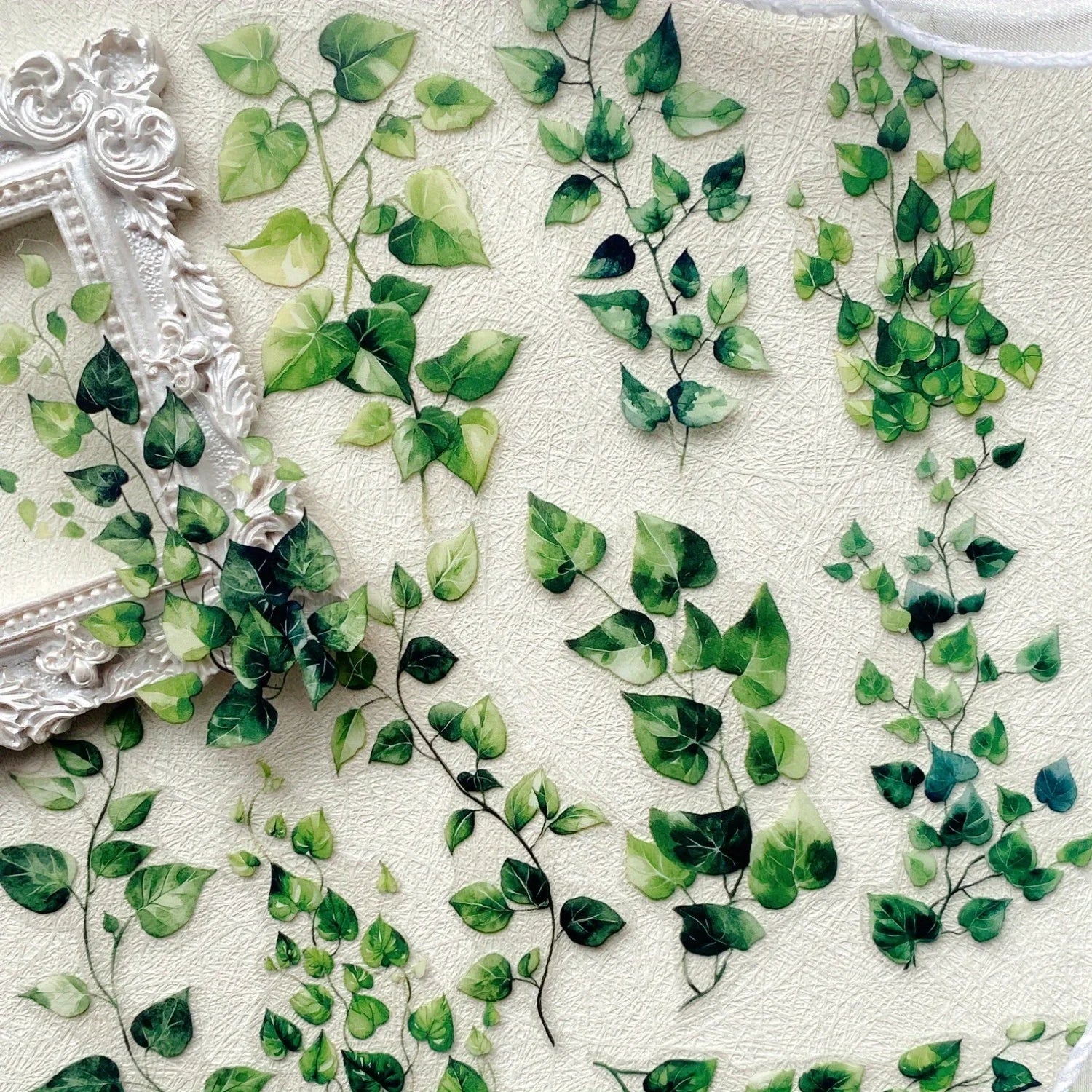 20 Pcs Plant Leaves Stickers for Notebooks and Journals Decorative Scrapbook Stickers