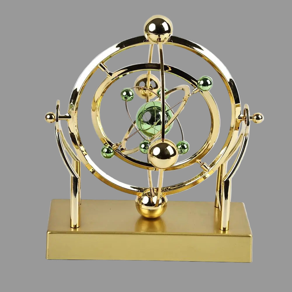 Celestial Orbit Pendulum - Mesmerizing Perpetual Motion Kinetic Desk Sculpture