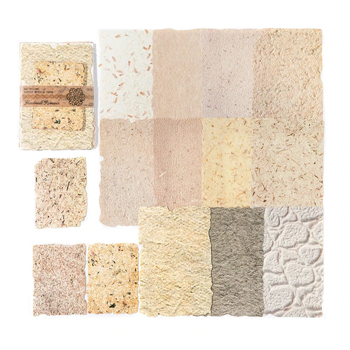 28pcs/pack Vintage Reliefs Texture Paper DIY Scrapbooking Collage
