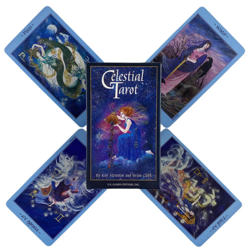Celestial Tarot Cards A 78 Deck Oracle English Visions Divination
