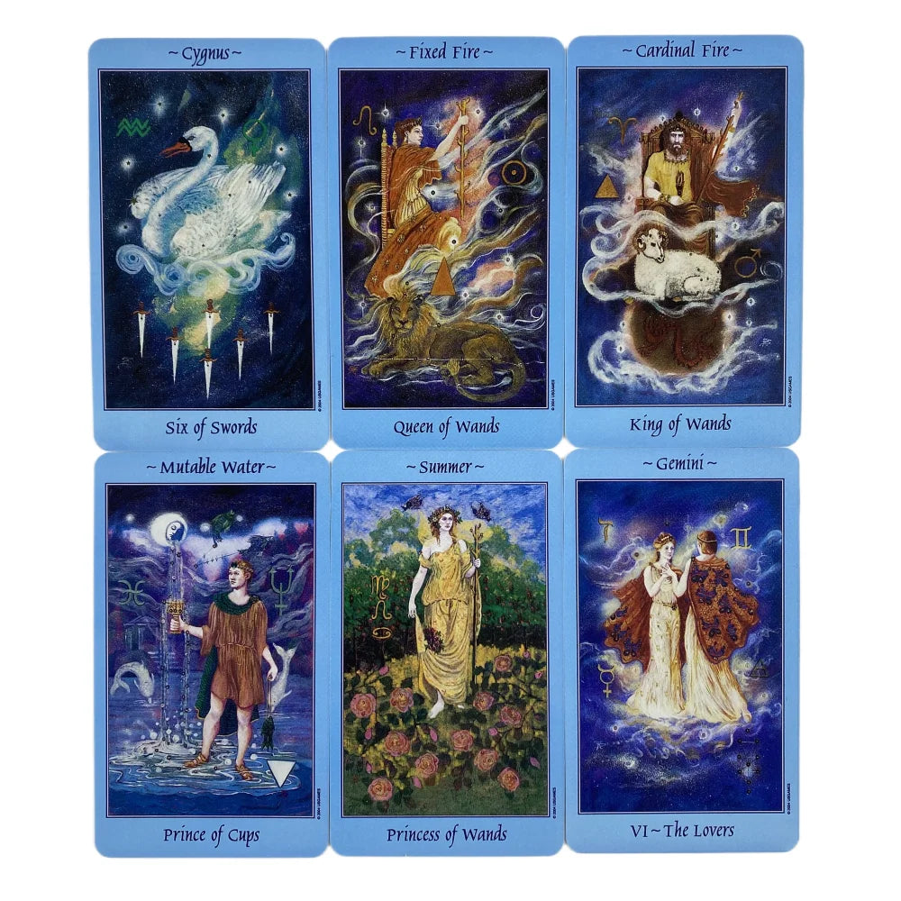 Celestial Tarot Cards A 78 Deck Oracle English Visions Divination