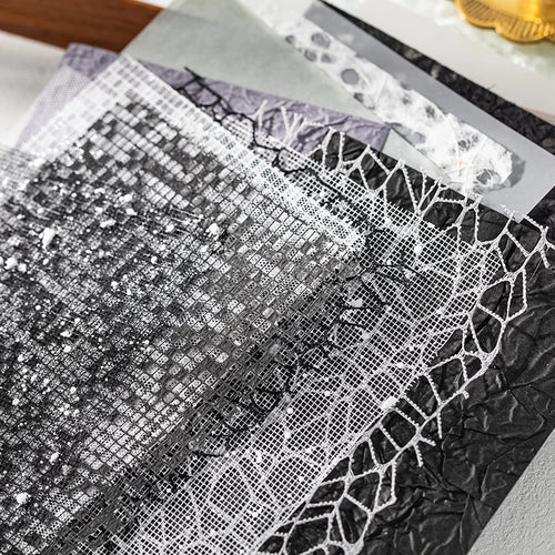 16 Sheets/Bag Laser Cut Special Paper for Scrapbooking DIY, Junk