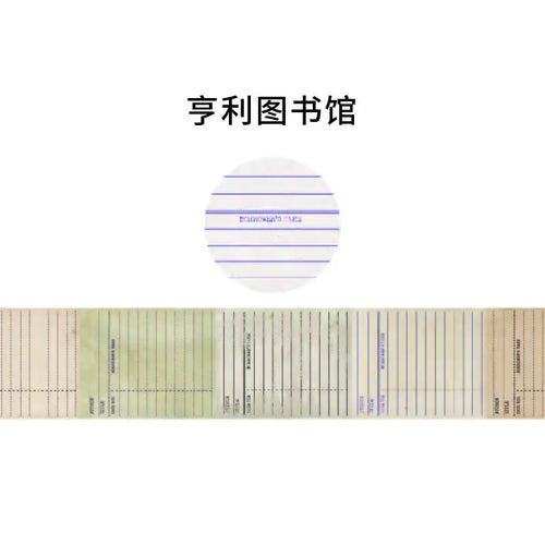 Yoofun  Retro Chronicle Masking Washi Tape Vintage Poster Letter