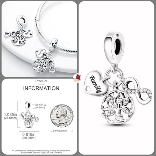 Original Fashion Camera Coffee Cup Flower Charm Beads Suitable for