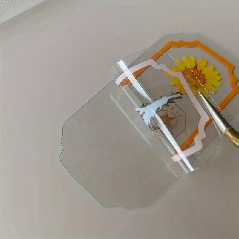 30pcs Vintage Flower Plant Leaf Hand Account DIY Decorative Sticker