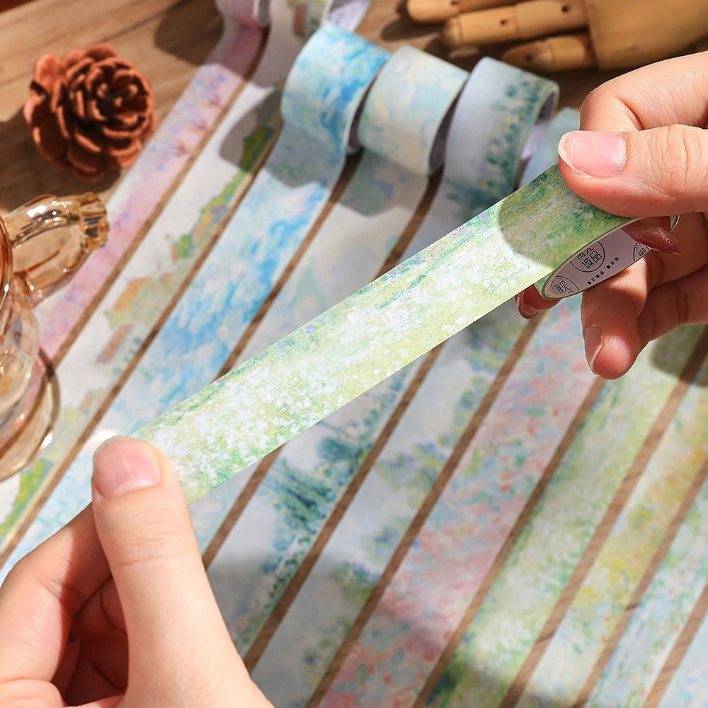 20 rolls Vintage Garden Painting Washi Tape Set 2M(2.2yards) Long