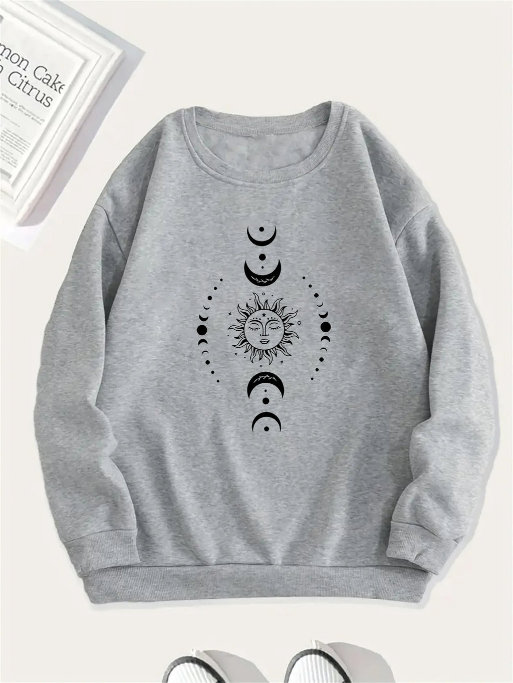 women Hoodies Celestial Moon Sweatshirt Women's Celestial Moon & Stars