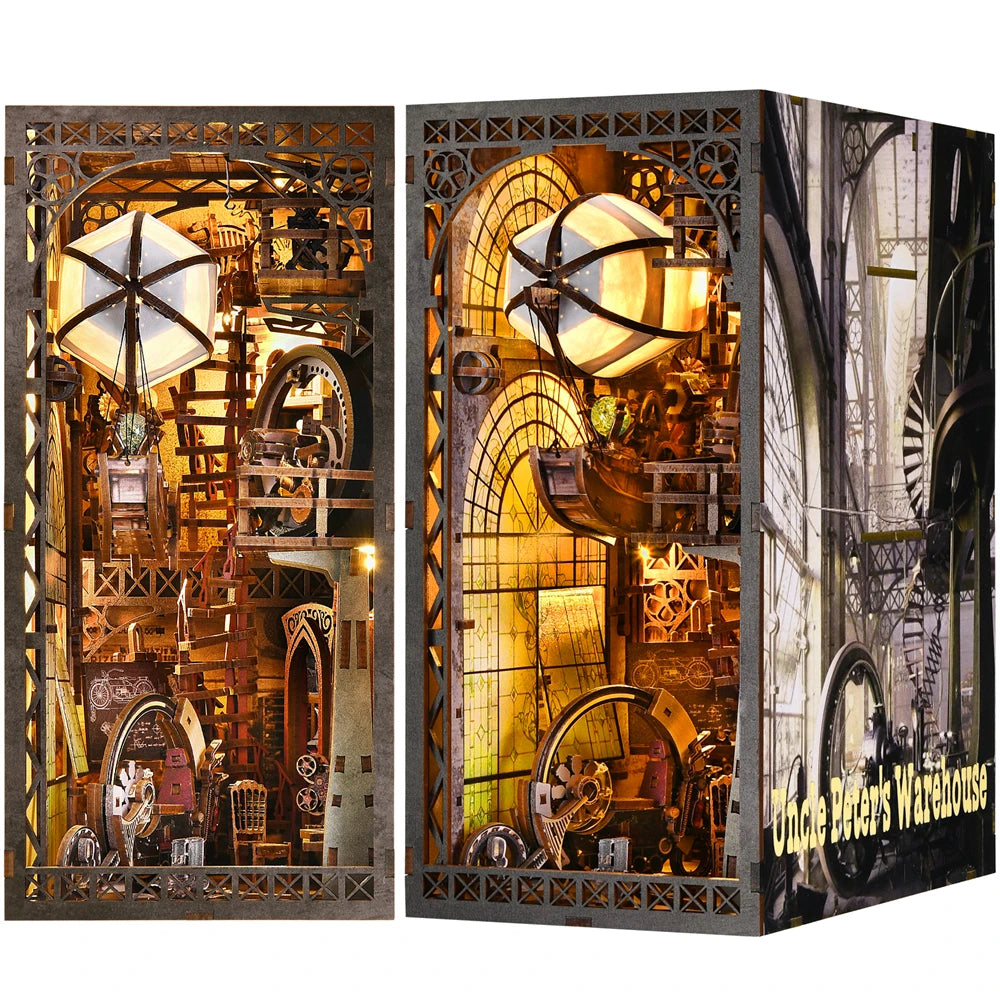 Book Nook Kit The Creation Room DIY Wooden Puzzle Workshop Balloon