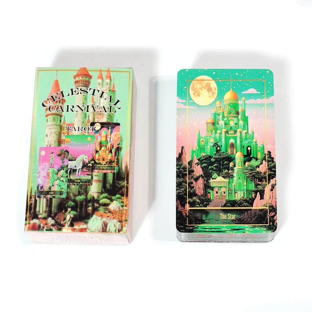 Celestial Carnival Tarot Cards Deck - English Oracle Divination Board