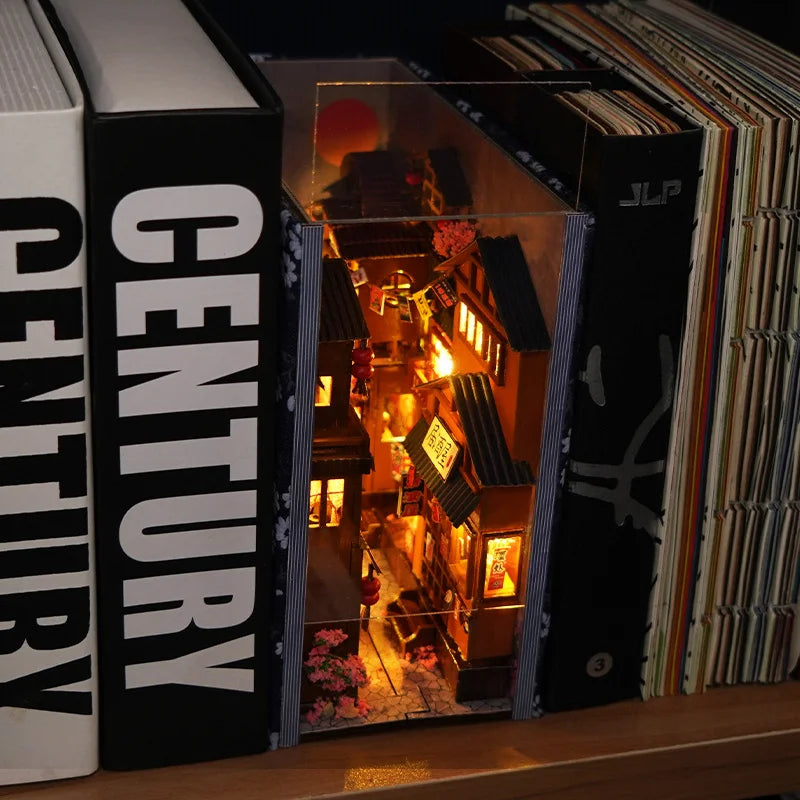 1pc,DIY Book Nook Kit,Assembly Model Kit,Bookshelf Decor,Home Decor