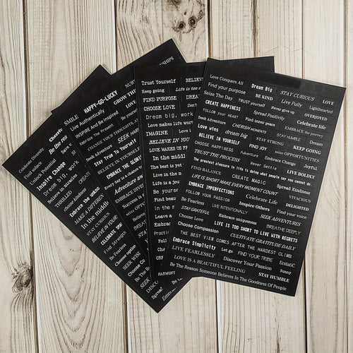 40 Sheets Colorful Small Talk Stickers With Inspirational Quotes For Journaling Planners Scrapbooking And Crafts