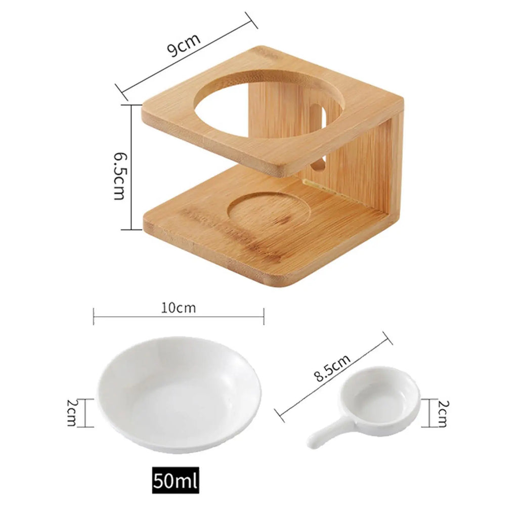 Ceramic Essential Oil Burner with Candle Holder Scented Wax Melt