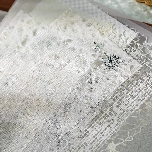 16 Sheets/Bag Laser Cut Special Paper for Scrapbooking DIY, Junk