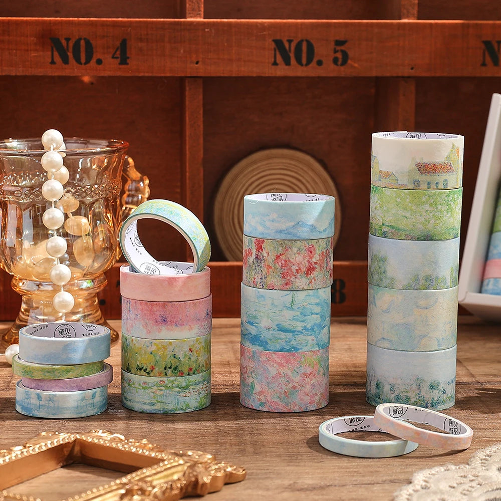 20 rolls Vintage Garden Painting Washi Tape Set 2M(2.2yards) Long