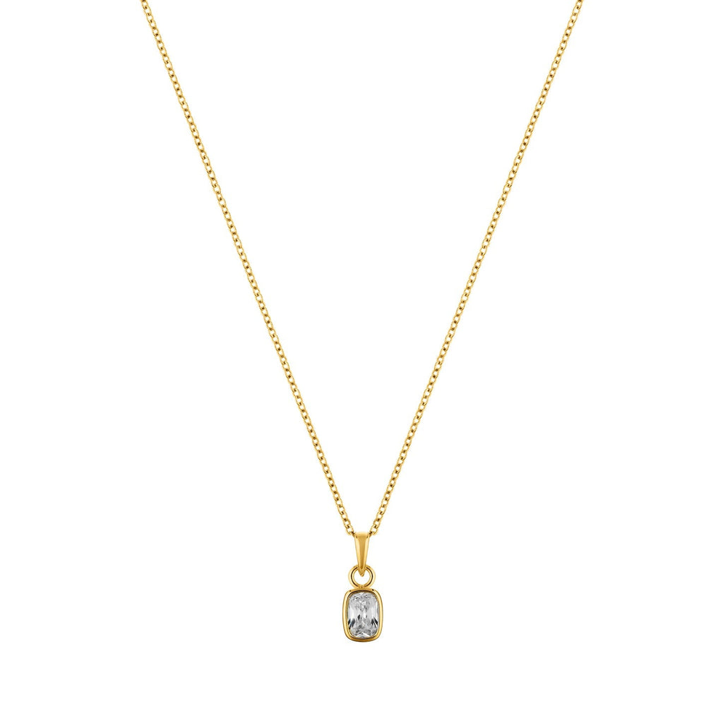 Enigma Gold plated sterling silver Necklace