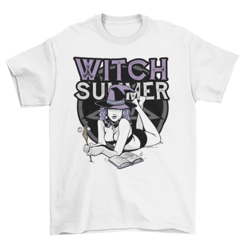 Summer witch magic spells t-shirt