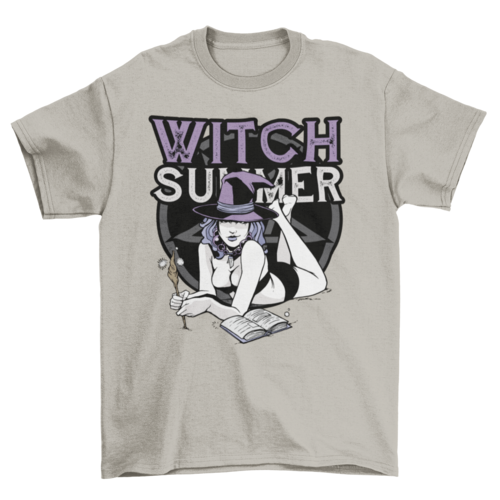 Summer witch magic spells t-shirt