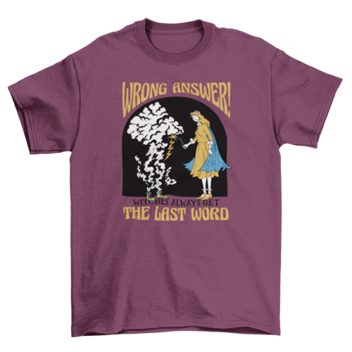 Witch doing magic fantasy t-shirt