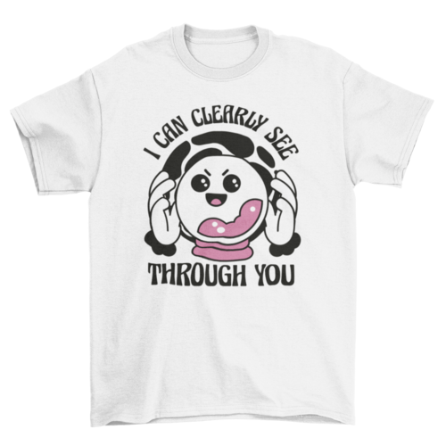 Crystal ball modern witch t-shirt