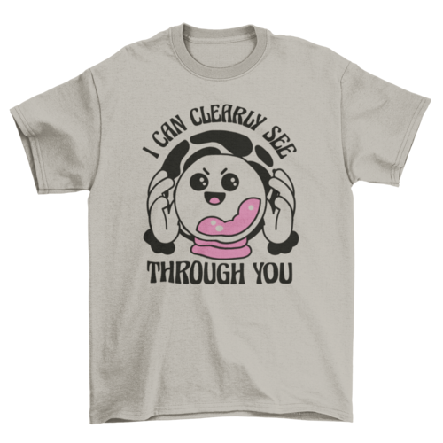 Crystal ball modern witch t-shirt